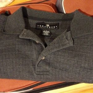 Consensus Sportswear Long Sleeve Gray Pullover Lrg